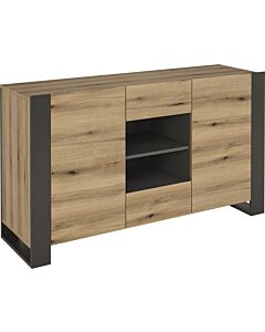 Скрин COMBO KOM2D2S  сив графит/крайбрежен дъб  (004.106.0002)