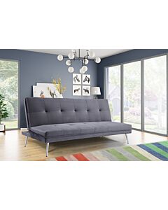 Диван ADAM сиво/хром  (100.010.0021)
