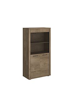 Витрина CORDAN 2W дъб бургундски  (092.003.0021)