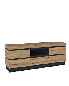 ТВ шкаф  CORTE CORF07 RTV крайбрежен дъб/сиво  (088.002.0039)