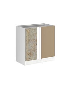 Кухненски шкаф ALINA КУТ НИЗ 80(90)Н 1ДВ тъмен мрамор  (089.001.0138)