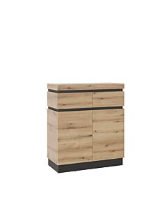 Комод CORTE CORK04 крайбрежен дъб/сиво  (088.002.0072)