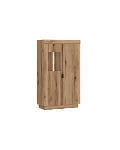 Витрина ниска с осветление DELAMAR DLAV02L крайбрежен дъб  (088.004.0036)