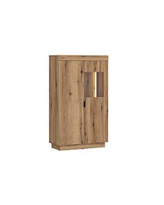 Витрина ниска с осветление DELAMAR DLAV02R крайбрежен дъб  (088.004.0037)