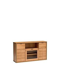 Шкаф с витрина FONTI F-4   дъб карамел  (003.030.0392)