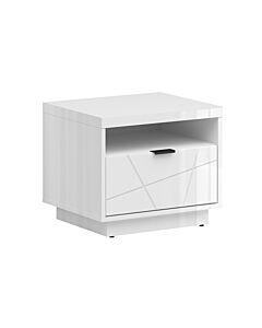 Нощно шкафче FORN KOM1S корпус и фронт бял лак  (007.011.0040)
