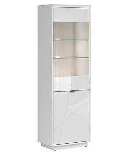 Витрина FORN REG1D1W корпус и фронт бял лак  (007.011.0016)