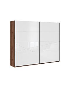 Гардероб FORN SZF/270 корпус дъб делано/фронт бял лак  (007.011.0086)