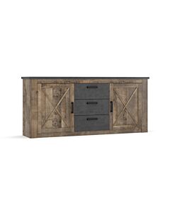 GEORGIA 2Д3Ш комод колониален дъб/матера  (089.004.0095)