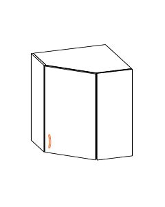 Кухненски шкаф ALINA горен КУТ ВЕРХ 60 тъмен мрамор (089.001.0114)