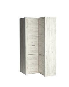 Ъглов гардероб INDIANAPOLIS I-14 (посока по каталога) бял крафт  (003.030.0090)