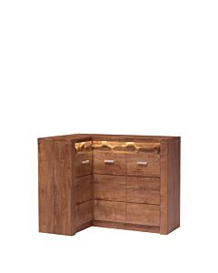 Ъглов скрин INDIANAPOLIS I-15 (обратно на каталога) светла пепел  (003.030.0255)