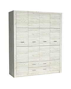 Гардероб INDIANAPOLIS I-18 бял крафт  (003.030.0096)