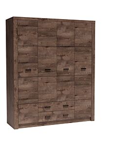 Гардероб INDIANAPOLIS I-18 тъмна пепел  (003.030.0068)