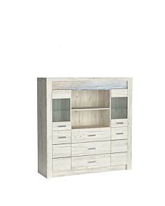 Витрина INDIANAPOLIS I-22 бял крафт  (003.030.0100)