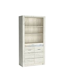 Етажерка INDIANAPOLIS I-5 бял крафт  (003.030.0081)