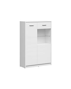 Шкаф NEPO PLUS REG1D1W/90 корпус и фронт бяло  (020.004.0191)