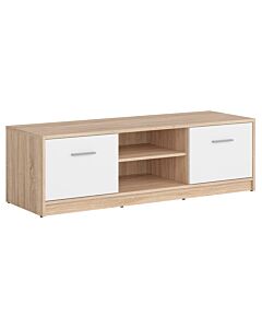 ТВ шкаф NEPO PLUS RTV2D корпус дъб сонома/фронт бяло  (020.004.0122)