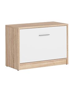 Шкаф за обувки NEPO PLUS SFK1K корпус дъб сонома/фронт бяло (020.004.0328)