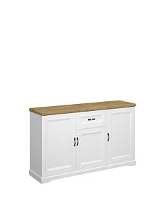 Скрин RIVA KOM 3D1S бяло/дъб харбор  (092.003.0047)