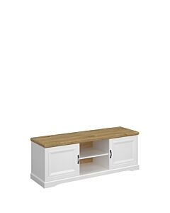 ТВ шкаф RIVA SZFK RTV 2D бяло/дъб харбор  (092.003.0052)