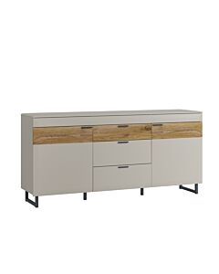 Скрин ROMY RMYK02 светло сиво/дъб флагстаф  (088.004.0047)