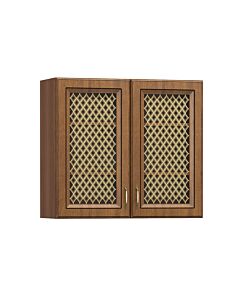 Кухненски шкаф GRAND NEW 80ВВ ВИТРИНА горен,  орех/златен дъб  (089.001.0084)