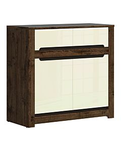 Скрин RUSO KOM2D2S корпус дъб април/фронт перлен лак  (023.006.0005)