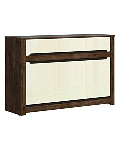 Скрин RUSO KOM3D3S корпус дъб април/фронт перлен лак  (023.006.0006)