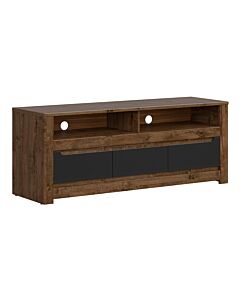 ТВ Шкаф RUSO RTV3S корпус дъб април/фронт черно мат  (023.006.0039)