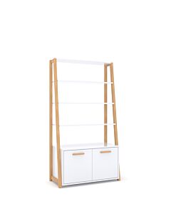 Етажерка STEKA 2D бяло/каменен дъб  (092.091.0011)