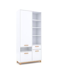 Етажерка STEKA 3D1S бяло/каменен дъб  (092.091.0015)