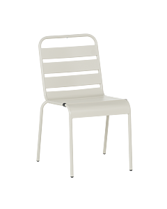 Метален градински стол MURI - светлосив (3535121)