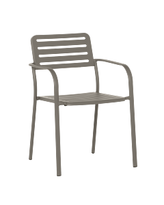 Метален градински стол WASE - капучино (3535126)