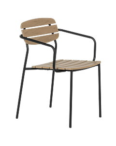 Метален градински стол YOBE - бук (3535146)