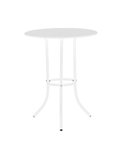 Метална градинска маса NIGER D 60 - бяла (3535184)
