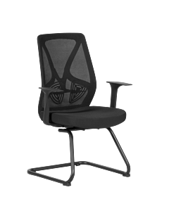 Посетителски стол Carmen 7569 - черен (3520392)