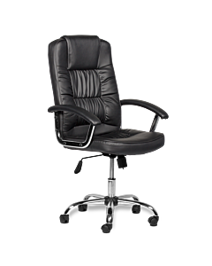 Президентски офис стол Carmen 6081 - черен (3520125)