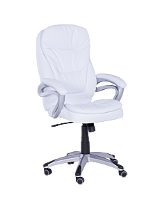 Президентски офис стол Carmen 6156 - бял (3520164)