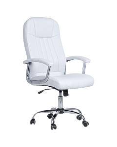 Президентски офис стол Carmen 6181 - бял (3520177_7)