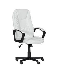 Президентски офис стол Carmen 6682 - бял  (3520104)