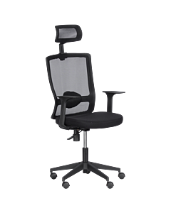 Президентски офис стол Carmen 7548 - черен (3520358)