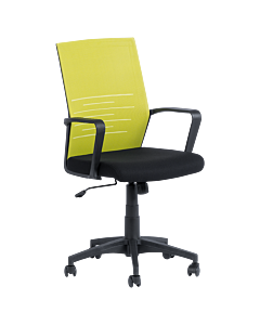 Работен офис стол Carmen 7041 - черен - зелен (3520288_2)