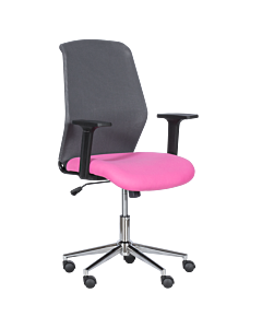 Работен офис стол Carmen 7047-1 - сив-розов (3520387_2)