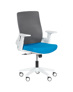 Работен офис стол Carmen 7547 - син-сив (3520357_1)