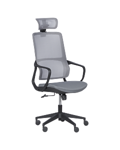 Президентски офис стол Carmen 7587 - сив (3520411_1)