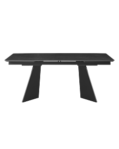 Разтегателна трапезна маса CARORA - черна (3531080)