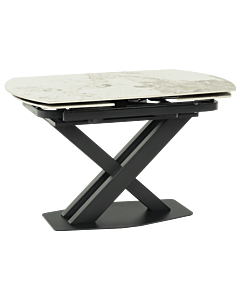 Разтегателна трапезна маса DIGORA L NEW - сив / бяло (3531030)