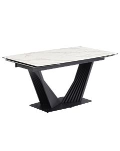 Разтегателна трапезна маса LEGNICA - бяла (3531037)