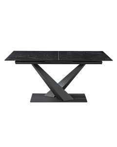 Разтегателна трапезна маса TINACO - черна (3531087)